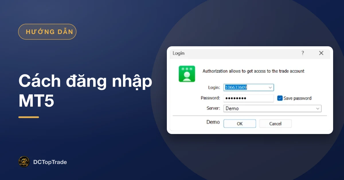 Cách đăng nhập MT5