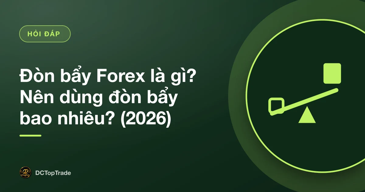 Đòn bẩy Forex là gì? Nên dùng đòn bẩy bao nhiêu? (2026)