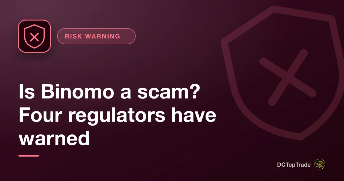 Is Binomo a scam? Four regulators have warned