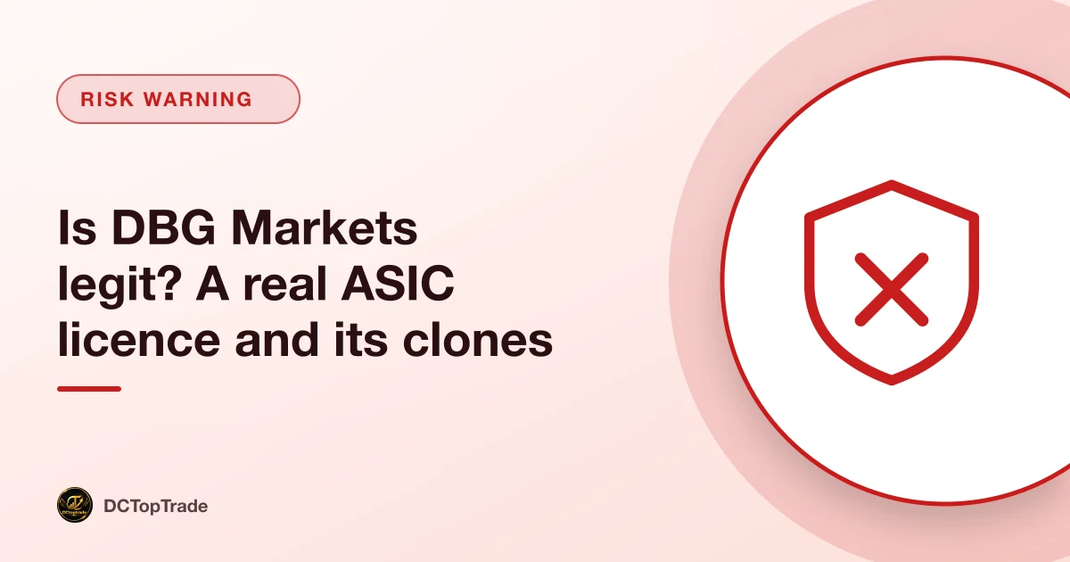 Is DBG Markets legit? A real ASIC licence and its clones