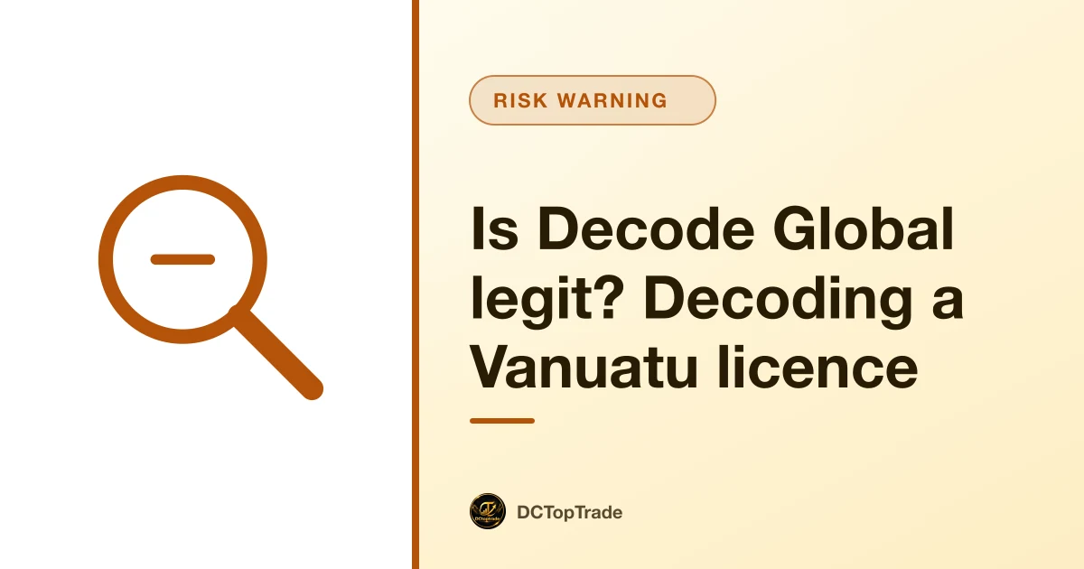 Is Decode Global legit? Decoding a Vanuatu licence