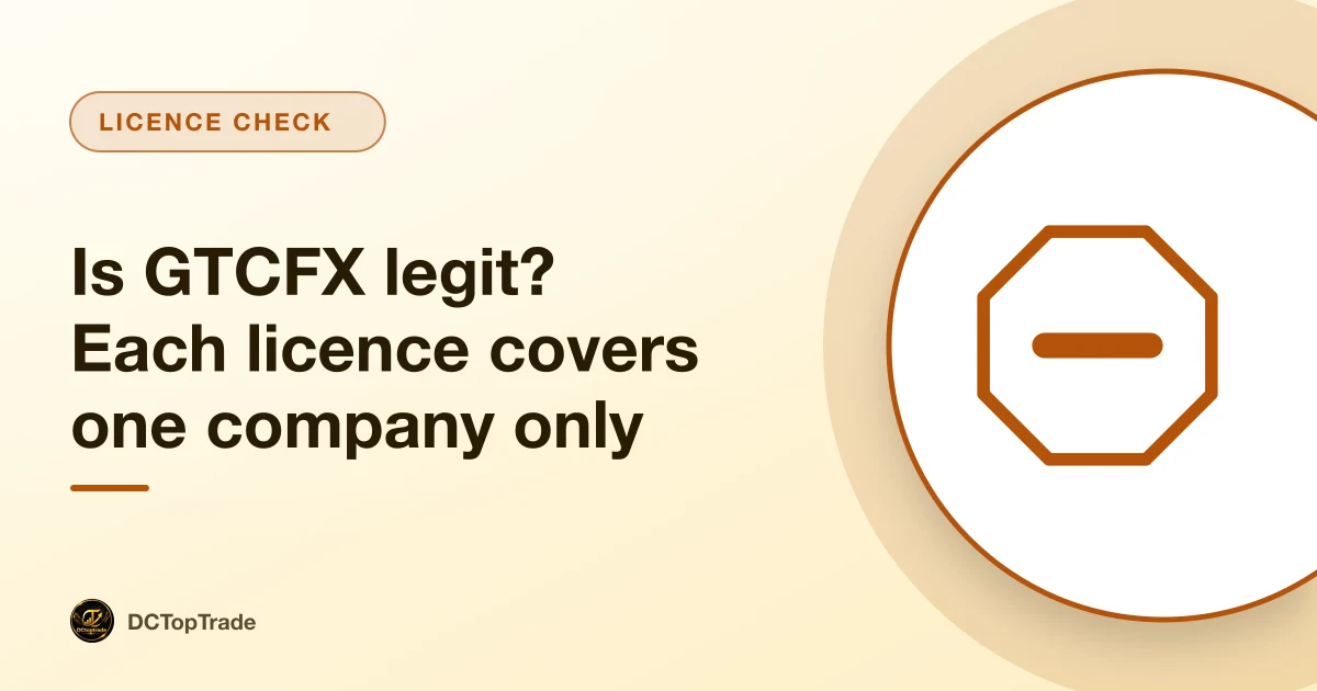 Is GTCFX legit? Each licence covers one company only