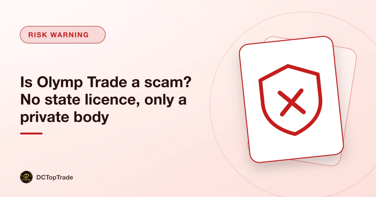 Is Olymp Trade a scam? No state licence, only a private body