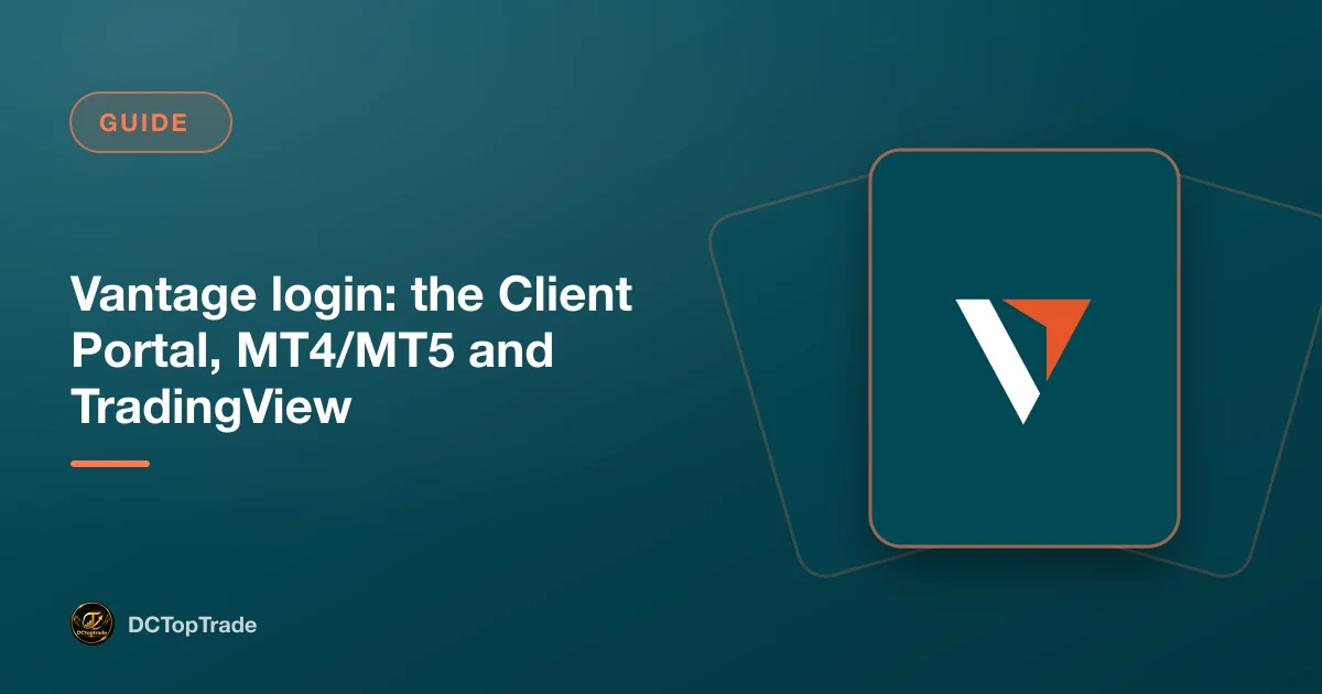 Vantage login: the Client Portal, MT4/MT5 and TradingView