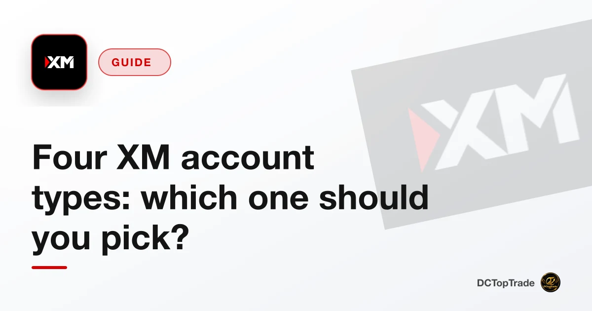 Four XM account types: which one should you pick?