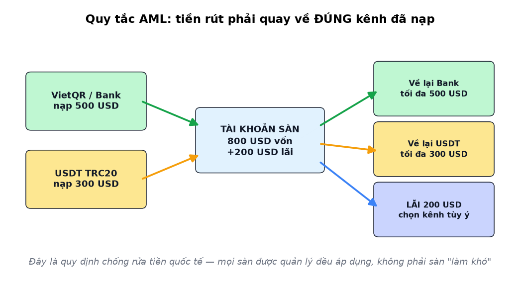 Bị sàn Forex khóa tài khoản / không cho rút tiền phải làm gì? (2026)